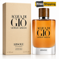 Acqua Di Gio Absolu by Giorgio Armani Eau de Parfum Spray for Men 4.2 oz / 125 ml