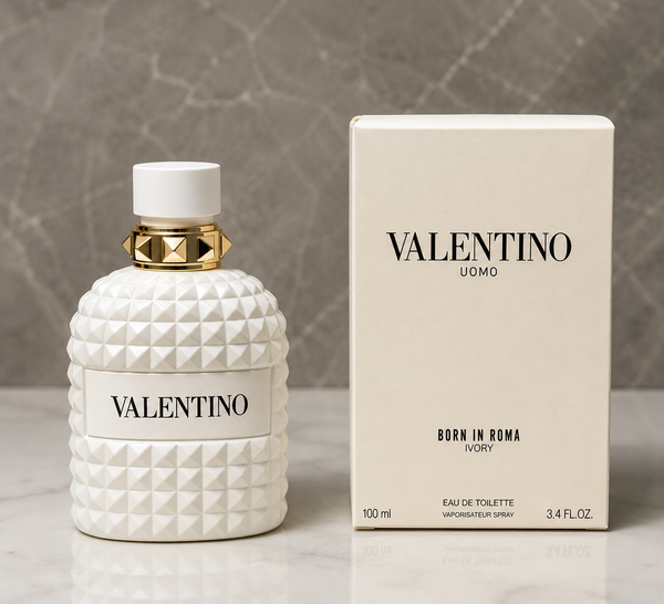 Valentino Uomo Born In Roma Ivory Eau de Toilette 3.4 oz / 100 mL for Men – New